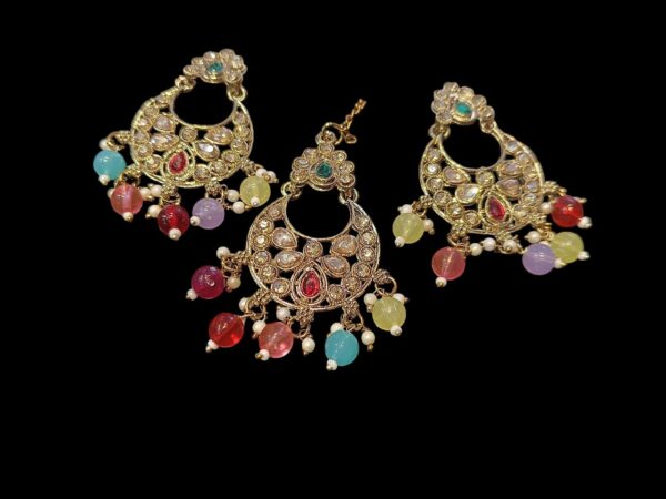Multicolor Beaded Bridal Necklace Set Kumar Sanjeev Multicolor Beaded Bridal Necklace Set Kumar Sanjeev
